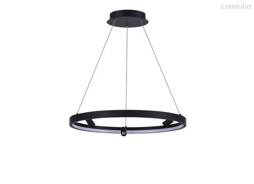 Aura Spot подвесной Led св-к, AC220-240В, 30Вт, 1650Lm, 3000K, D600xH1500мм, споты 3х3Вт, Ra>80, габариты профиля W13хH35мм, 45°, IP20, черный - Donolux