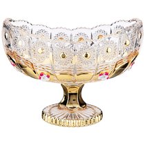 Конфетница Lefard Gold Glass 15,5x9 см. Высота 11 см.