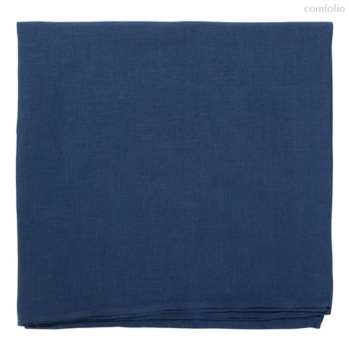 Скатерть из стираного льна синего цвета из коллекции Essential, 150х250 см - Tkano