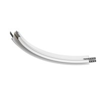 Коннектор радиусный R300 Exility встраиваемый под ГКЛ 9,5мм, белый