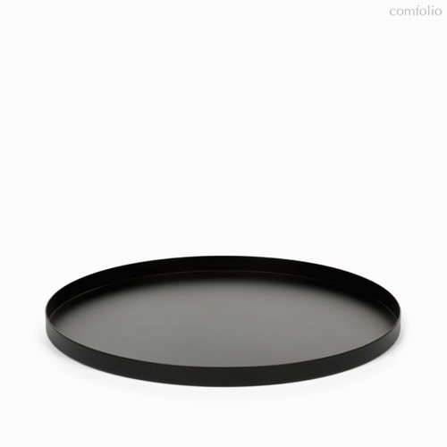 Поднос Round Tray, цвет черный - Cosmo
