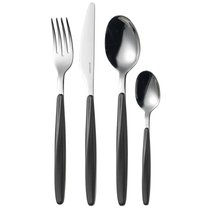 Набор из 24 столовых приборов Cutlery My Fusion, черный - Guzzini