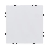 Выключатель 1-клавишный проходной 10А/250В, белый глянцевый Kollinger Eclipse EC-002WG - Kollinger