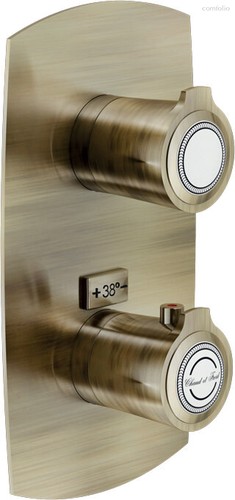 SI98102BR SOFI термостатический смеситель для душа (внешняя часть), бронза - Nobili