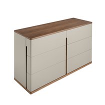 Комод 7168/MC2320DR из серого лака и орехового дерева - Angel Cerda