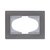 Рамка для двойной розетки, серый Kollinger Eleganz Acryl EA120GY - Kollinger