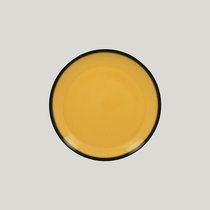 Тарелка круглая, 24 см (желтый цвет) - RAK Porcelain