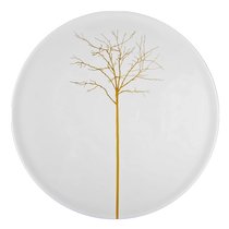 Блюдо для торта Dibbern Золотой лес 32 см, фарфор костяной - Dibbern