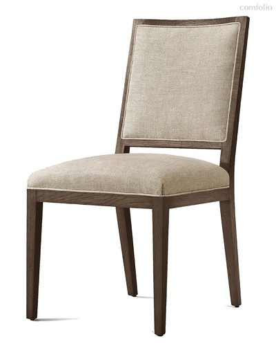 Коричневый стул из дуба Карлайл, цвет коричневый - Louvre Home