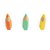 Вешалка настенная Color Pencil 3шт., цвет разноцветный - Balvi