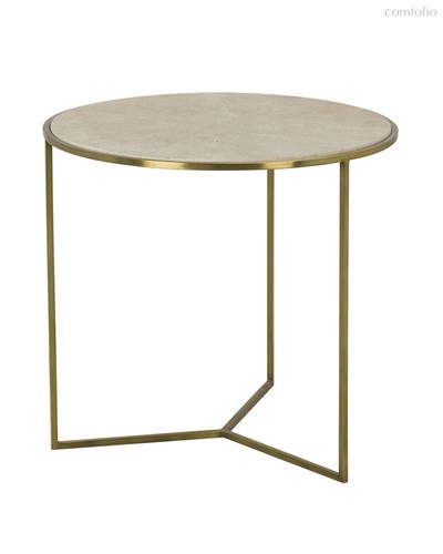 Бежевый приставной столик Гвен - Louvre Home