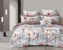 Комплект постельного белья CA-7-778 Дуэт Сатин печатный с наволочками 70х70х2шт.+ 50х70х2шт. - АльВиТек