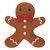 Подушка вязаная Classy gingerbread из коллекции New Year Essential, 40х50 см - Tkano