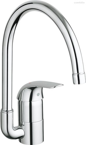 32752000 Euroeco Смеситель для кухонной мойки с высоким изливом, хром - Grohe