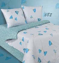 Комплект постельного белья ПА-3-682 Евро Поплин с наволочками 70х70х2шт. - АльВиТек