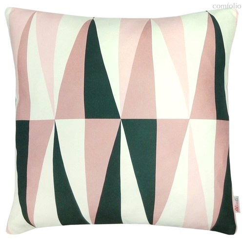 Чехол для декоративной подушки "Эпсилон", 43х43 см, P02-9869/1, цвет розовый, 43x43 - Altali