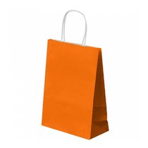 Пакет для покупок с ручками 26+14*32 см, апельсиновый, бумага, Garcia de PouИспания - Garcia De Pou