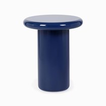 Кофейный столик Stewart диаметр 46, цвет синий - Cosmo