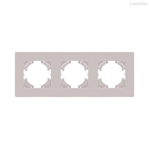 Рамка 3-постовая, кашемир матовый Kollinger Eleganz Plex EP3CM - Kollinger