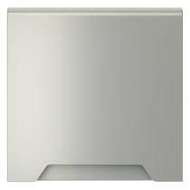 Накладка для розетки с заземлением, защитными шторками и крышкой, S70 сталь - Voltum