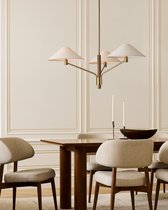 Люстра с тремя лампами Валуа, цвет золотой - Louvre Home