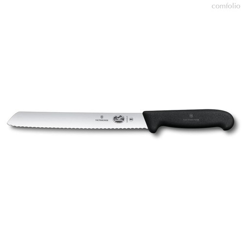 Нож для хлеба Victorinox Fibrox 21 см, ручка фиброкс - Victorinox