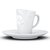 Кофейная чашка с блюдцем Tassen Cheery 80 мл белая - Fiftyeight Products