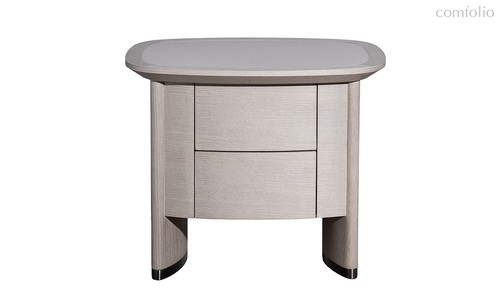 Тумбочка с 2 ящиками столешница отделка ПУ 62x48x52см - Garda Decor
