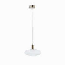 Подвесной светильник Waterfall диаметр 25, цвет золотой/прозрачный - Cosmo