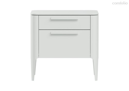 Тумба прикроватная Type 2 ящика ширина 50 см (белый) - Ellipse