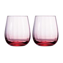 Набор стаканов для виски Moser Оптик 360 мл, 2 шт, розалин, п/к - Moser