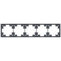 Пятиместная рамка 35850 BT, базальт - Rikett