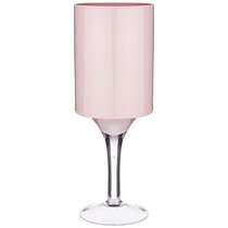 Подсвечник/ Декоративная Ваза На Ножке Stelo Rosato Высота 40см Диаметр 15см