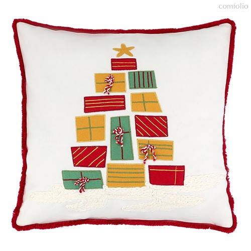 Чехол на подушку Gifts season из коллекции New Year Essential, 45х45 см - Tkano