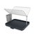 Сушилка для посуды и столовых приборов 2-уровневая со сливом Y-rack серая, цвет серый - Joseph Joseph
