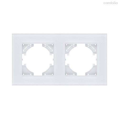 Рамка 2-постовая, стекло белый Kollinger Reflex MG RM2WH - Kollinger