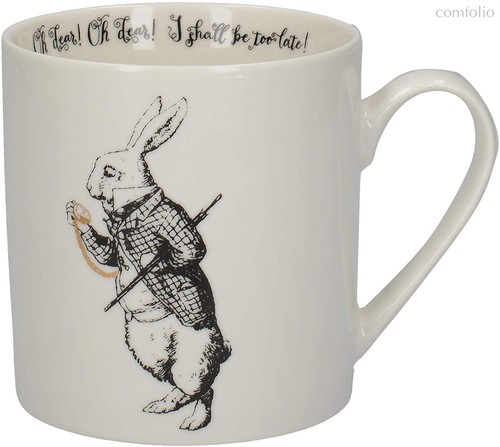 Алиса в стране чудес Кружка Белый кролик 350мл - Creative Tops
