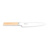 Нож кухонный KAI Магороку Композит 15 см, два сорта стали, ручка светлое дерево - Kai