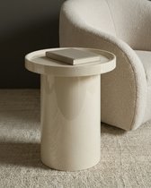 Белый приставной столик Чирелла - Ø 40 - Louvre Home