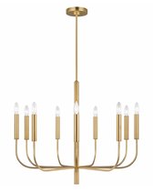 Большая золотая люстра Уорвик, цвет золотой - Louvre Home