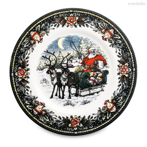 Тарелка закусочная Royal Stafford Сани Деда Мороза 21 см, фаянс - Royal Stafford