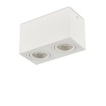 LED, Basis, светильник накладной, GU10, L160xW80хH90мм, IP20, белый RAL9003, без лампы - Donolux