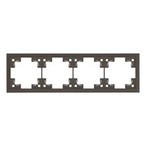 Четырехместная рамка классик 35940 CP, капучино - Rikett