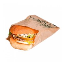 Пакет Feel Green для гамбургера бумажный 12+7*18 см, 500 шт/уп, Garcia de PouИспания - Garcia De Pou