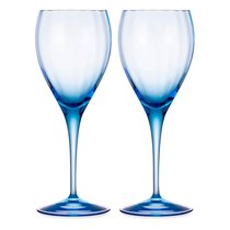 Набор бокалов для белого вина Moser Оптик 250 мл, 2 шт, аквамарин, п/к - Moser
