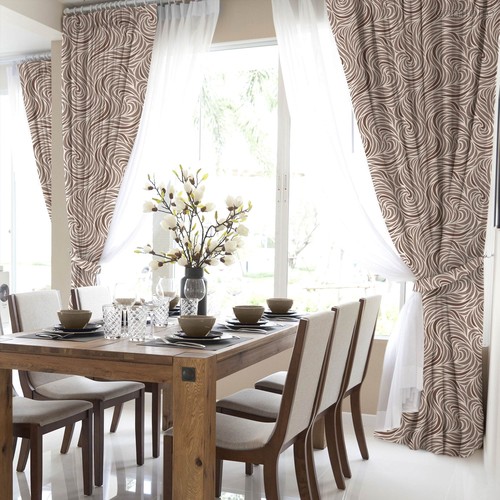 Комплект Штор "Волшебная Ночь" Рогожка Файбер - Nordtex