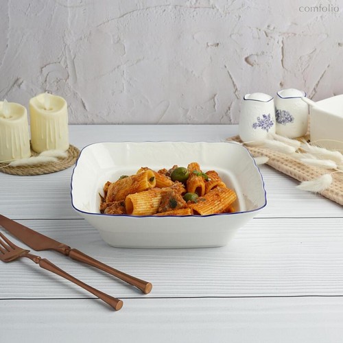 Салатник 800 мл 20*20 см h5,2 см квадратный Sea Flower P.L. Proff Cuisine - P.L. Proff Cuisine