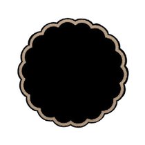 Салфетки черные под чашку (доллис), 9 слоев, 9 см, 250 шт - Garcia De Pou