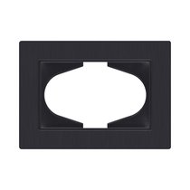 Рамка для двойной розетки, черный матовый Kollinger Eleganz Plex EP120BM - Kollinger