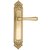 Дверная ручка Venezia Callisto на планке PL96 полированная латунь - Venezia Collezione